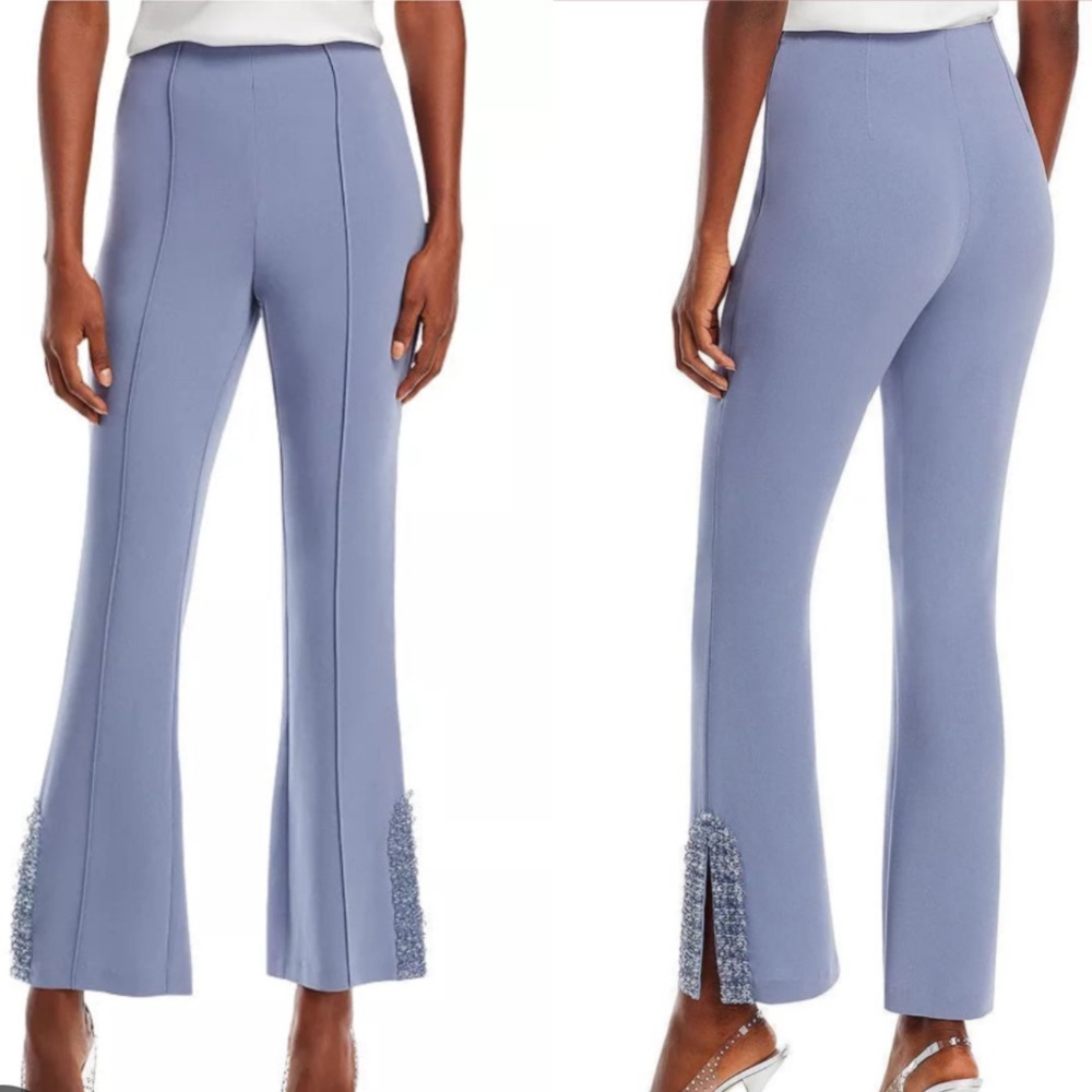 NEW Cinq A Sept Kayden Tailored Beaded Crepe pants size 4 - Picture 6 of 6
